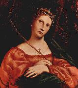 Lorenzo Lotto Hl. Katharina von Alexandrien Sweden oil painting artist